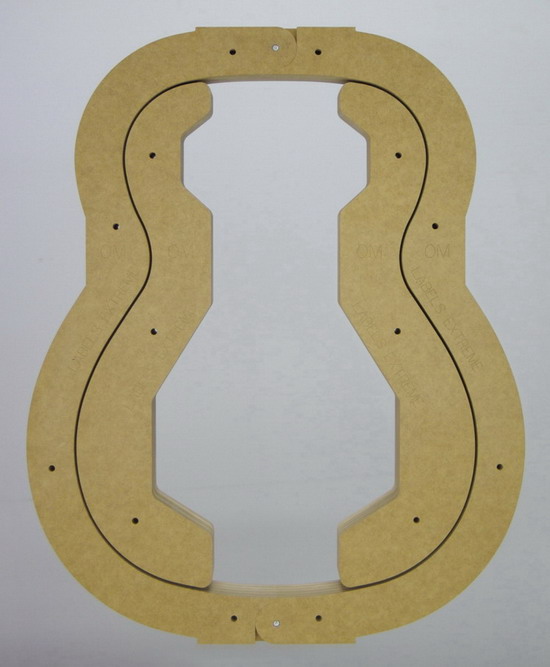OM Guitar Form - No Cutaway